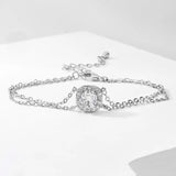 Geometry Zircon Bracelet Chain for Women Party Jewelry