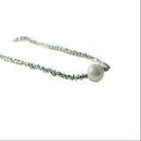 Triangle Pearl Necklace Chain Short Necklace for Woman