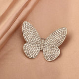 Micro Zircon Butterfly Brooch
