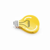 Acid Yellow Light Bulb Hair Clip Claw for Girls
