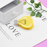 Acid Yellow Light Bulb Hair Clip Claw for Girls