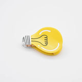 Acid Yellow Light Bulb Hair Clip Claw for Girls