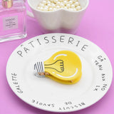 Acid Yellow Light Bulb Hair Clip Claw for Girls