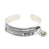 Retro Punk Style Eagle Feather Bracelet Unisex Jewelry