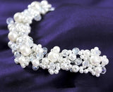 Pearl Crystal Bride Headdress Handmade Wedding Hairband Bridal Jewelry
