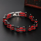 Titanium Steel Motorcycle Bracelet Boys Punk Men's Bracelet