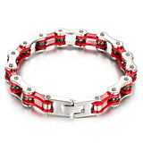 Titanium Steel Motorcycle Bracelet Boys Punk Men's Bracelet