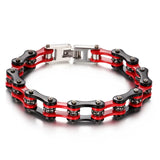 Titanium Steel Motorcycle Bracelet Boys Punk Men's Bracelet