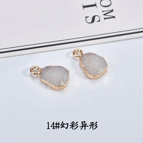 Illusion Moon Double Pendant Earring DIY Materials