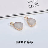 Illusion Moon Double Pendant Earring DIY Materials