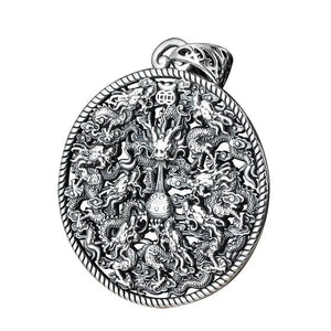 Kowloon Play Bead Pendant Evil Spirit Dragon Necklace