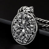 Kowloon Play Bead Pendant Evil Spirit Dragon Necklace