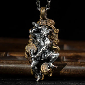 Ksitigarbha Guanyin Pendant Retro Amulet Necklace Jewelry