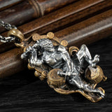 Ksitigarbha Guanyin Pendant Retro Amulet Necklace Jewelry