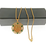Kurdish Style Pendant Necklace Ottoman Totem Coin Pendant