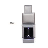 LED Lights Jewelry Box Wedding Ring Storage Case Boxes