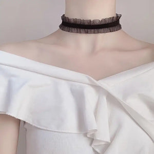 Lace Collar Necklace Clavicle Choker Short Necklace for Women