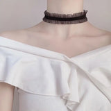 Lace Collar Necklace Clavicle Choker Short Necklace for Women
