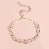Cotton Tassel Tie Strap Waist Chain Women's Waistband Dress Accessories