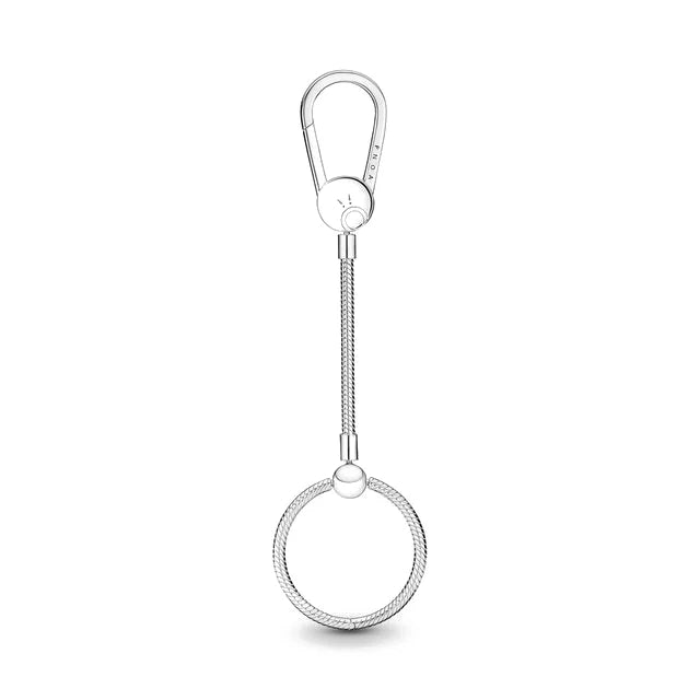 DIY Charm Keychain for Ladies, 925 Sterling Silver Jewelry Making