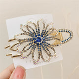 Pearl Rhinestone Alloy Ponytail Hair Clips Bridal Wedding Hair Accessories