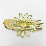 Pearl Rhinestone Alloy Ponytail Hair Clips Bridal Wedding Hair Accessories