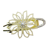 Pearl Rhinestone Alloy Ponytail Hair Clips Bridal Wedding Hair Accessories