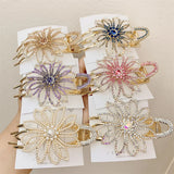 Pearl Rhinestone Alloy Ponytail Hair Clips Bridal Wedding Hair Accessories