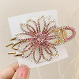 Pearl Rhinestone Alloy Ponytail Hair Clips Bridal Wedding Hair Accessories