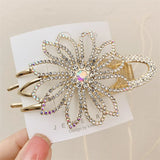 Pearl Rhinestone Alloy Ponytail Hair Clips Bridal Wedding Hair Accessories