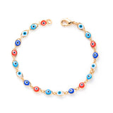 Multicolor Magic Eye Copper Bracelet for Women