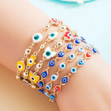Multicolor Magic Eye Copper Bracelet for Women
