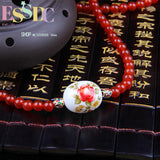 Red Carnelian Elephant Pendant Lady Bracelet