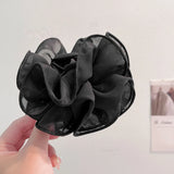 Large Chiffon Hair Bow Claw Clip for Women
