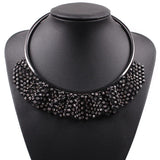 Girls Chain Necklace Crystal Pendant for Women Alloy Metal Jewelry