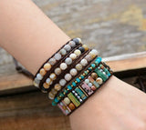 Vintage Wrap Bracelets Boho Multilayer Bracelet Beads Jewelry