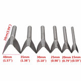 Leather Craft Tools Half Round V Shaped Cutter Punch Hand Tools 6Pcs/set