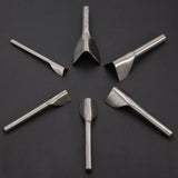 Leather Craft Tools Half Round V Shaped Cutter Punch Hand Tools 6Pcs/set