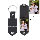Leather Pendants Keychain DIY Personalized Creative Keyholder For Car Bags