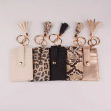 Leopard Snake Kabaw Wallet Tassel Card Bag