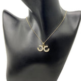 Crystal Rose Silver Necklace Jewelry Gift