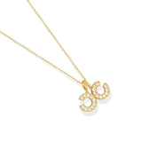 Crystal Rose Silver Necklace Jewelry Gift