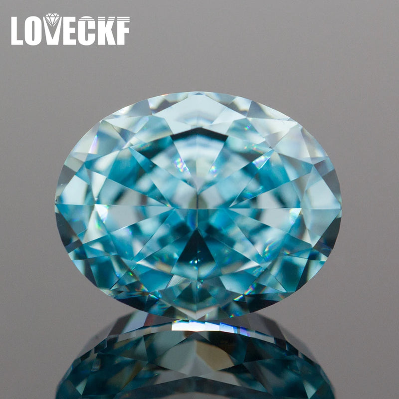 Light Aquamarine Oval CZ for Jewelry Making