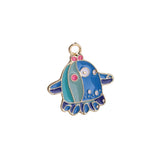 40pcs Cartoon Alloy Drop Oil Charms DIY Jewelry Earrings/Bracelet Accessory