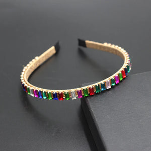 Baroque Crystal Headband Rhinestones Hairbands Wedding Hair Accessories