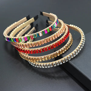 Baroque Crystal Headband Rhinestones Hairbands Wedding Hair Accessories