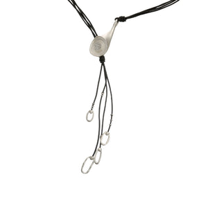 Boho Winter Pendant Necklace with Tassel
