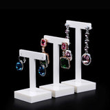 3 Acrylic Earrings Display Holder Jewelry T Shape Showcase
