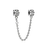 Love Cat Safety Chain Charm Bead Fit Original Bracelet Pendant DIY Jewelry