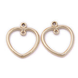 Love Heart Charms 100pcs DIY Jewelry Findings Earring Necklace Pendants